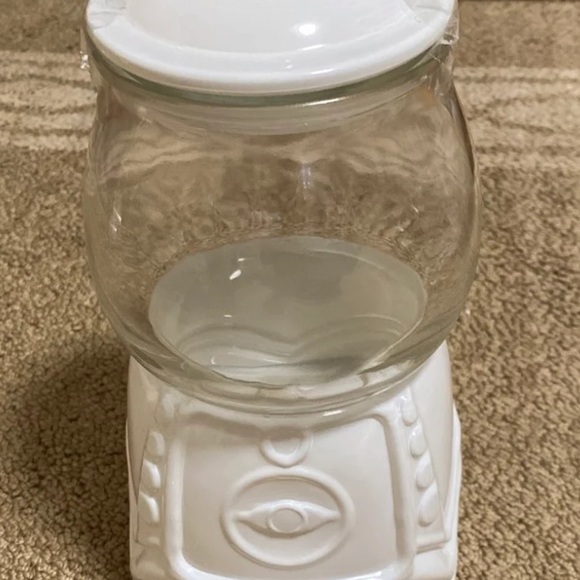 Target Accents White Glass Gumball Jar Target Bullseye Gum Ball
